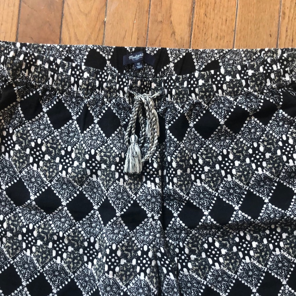 Madewell Shorewalk Cover-up Pants Woodcut Diamond